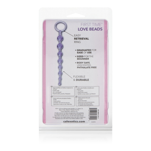 First Time Love Beads - Purple  2