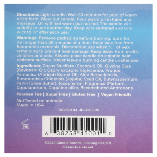 Mood Candle - Fuck Me - Vanilla Sugar - 4 Oz. Jar  3