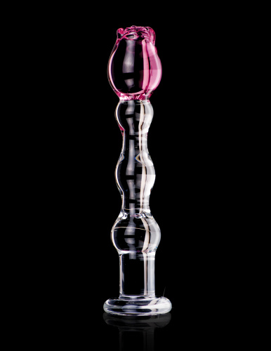 Icicles No. 12 - Clear / Pink  4