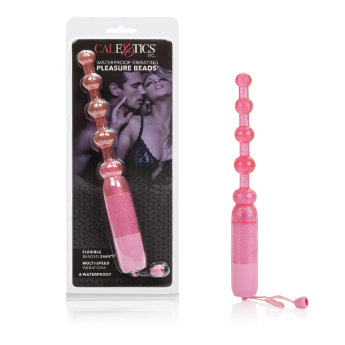 Vibrating Pleasure Beads - Pink  5
