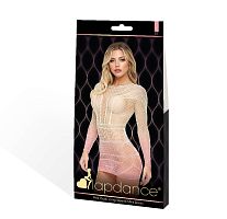 Pink Dusk Long Sleeve Mini Dress - Os