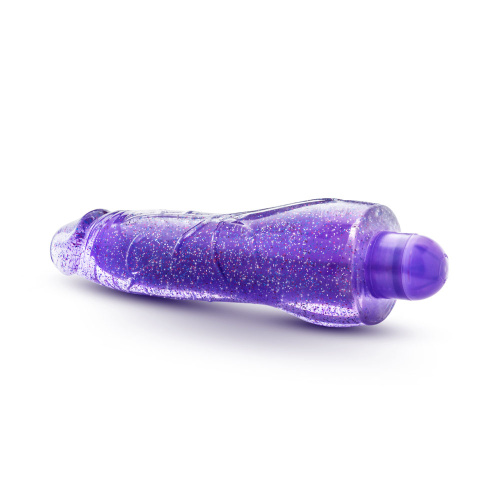 Glow Dicks - Molly Glitter Vibrator - Purple  5