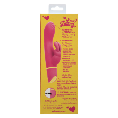 Love Bunny Vibrating "G" Bunny - Pink  2