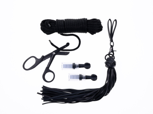 Tied and Twisted Bondage Kit - Black  5