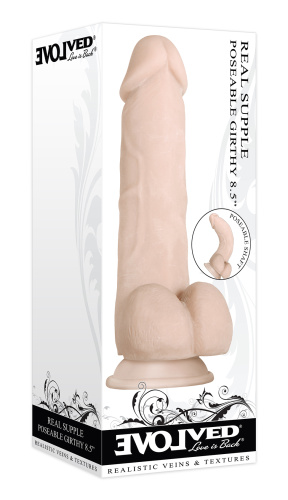 Real Supple Poseable Girthy 8.5 Inch  5