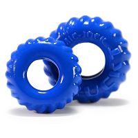 Truckt 2 Piece Cockring Set Atomic Jock - Police Blue