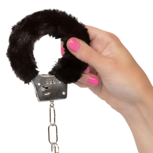 Playful Furry Cuffs - Black  5