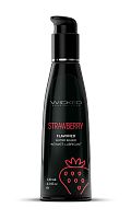 Aqua Strawberry Flavored Water Based Intimate Lubricant - 4 Fl. Oz.