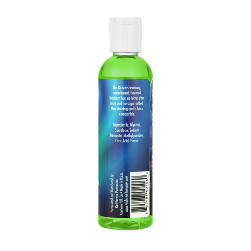 Razzels Warming Lubricant - Pleasurable Green Apple - 4 Oz. Bottle  2