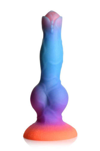 Space Cock Glow-in-the-Dark Silicone Alien Dildo  2