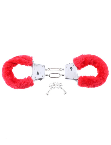 Fetish Fantasy Series Beginner's Furry Cuffs - Red  5
