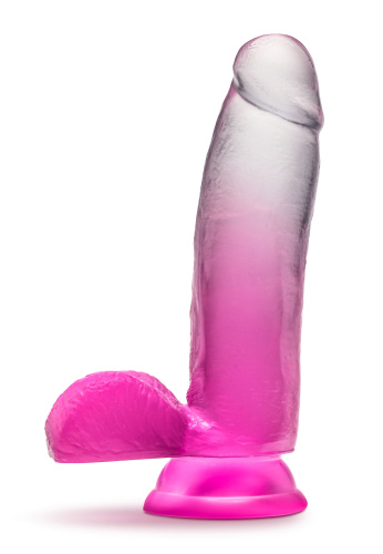 B Yours - Sugar Magnolia - 7 Inch Dildo - Fuchsia  5
