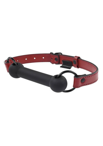Saffron Silicone Bit Gag - Black/red  4