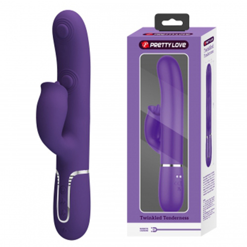 Gigi Twinkled Tenderness Rabbit Vibrator - Purple  2