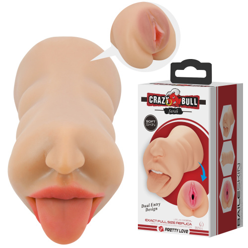 Sarah Mouth Masturbator Sleeve -  Light  2