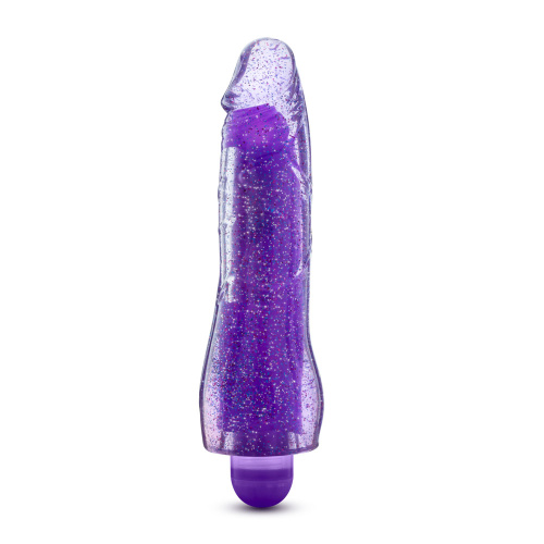 Glow Dicks - Molly Glitter Vibrator - Purple  4