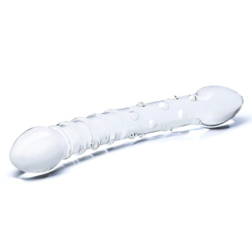 Double Trouble Glass Dildo  5