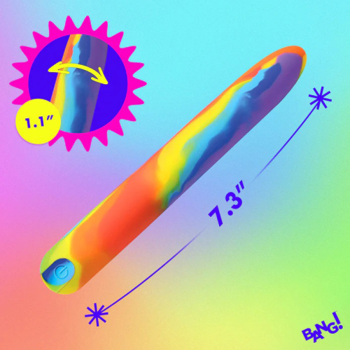 Rainbow Silicone Vibrator  3