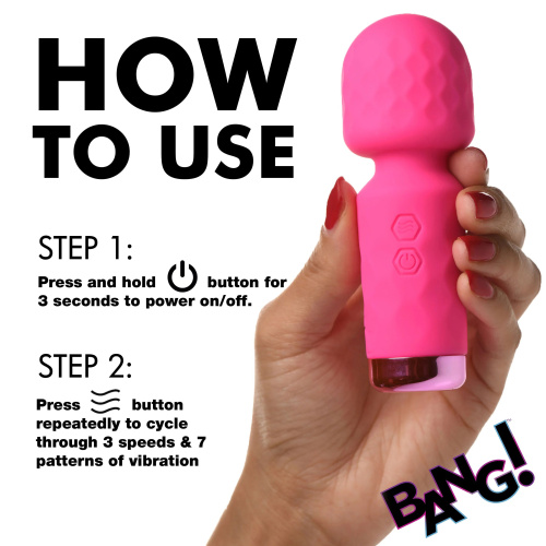 10x Mini Silicone Wand - Pink  5