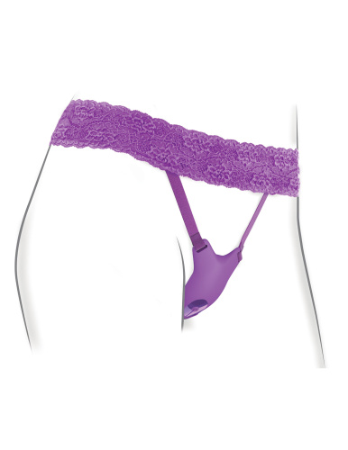 Fantasy for Her Ultimate G-Spot Butterfly Strap-on - Purple  2