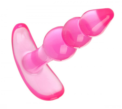 Bubbles Bumpy Starter Anal Plug - Pink  3