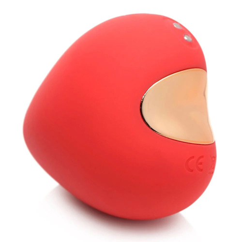 Shegasm 10x Heart Desire Silicone Suction Clit Stimulator - Red  3