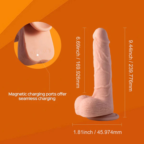 Kenzo-App Controlled 9.5" Big Realistic -  Thrusting Dildo  2