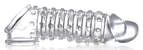 1.5 Inch Penis Enhancer Sleeve - Clear  3