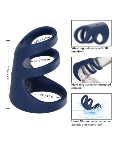 Viceroy Rechargeable Triple Cock Cage - Blue  4