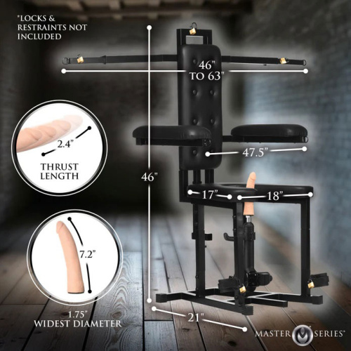 Enforcer Chair With Sex Machine  4