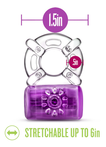 Play With Me - Pleaser Rechargeable C-Ring -  Purple  3