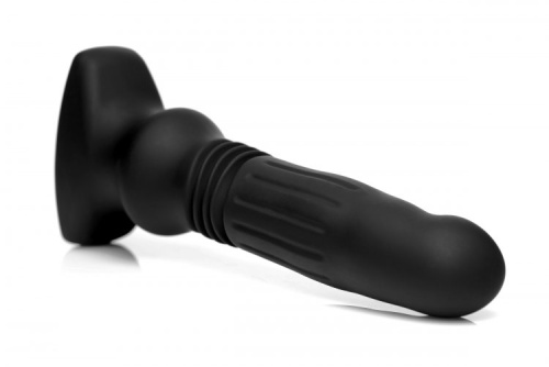 Silicone Swelling & Thrusting Plug With Remote Control  2