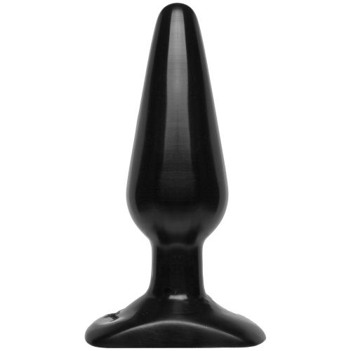 Classic Butt Plug Smooth - Medium - Black  2