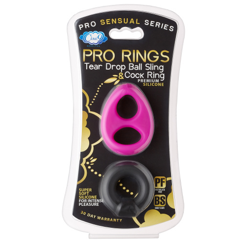 Pro Sensual Silicone Tear Drop Ring / Donut Sling  2