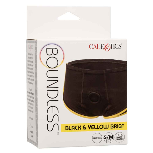 Boundless Black and Yellow Brief - Small/medium -  Black/yellow  2