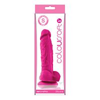 Coloursoft 5 Inch Soft Dildo - Pink