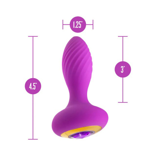 Oh My Gem - Charm Plug - Amethyst - Purple  2
