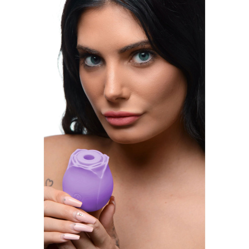 Bloomgasm Wild Rose 10x Suction Clit Stimulator -  Purple  4