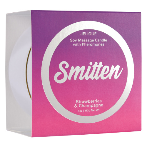 Mood Candle - Smitten - Strawberry and Champagne - 4 Oz. Jar  5