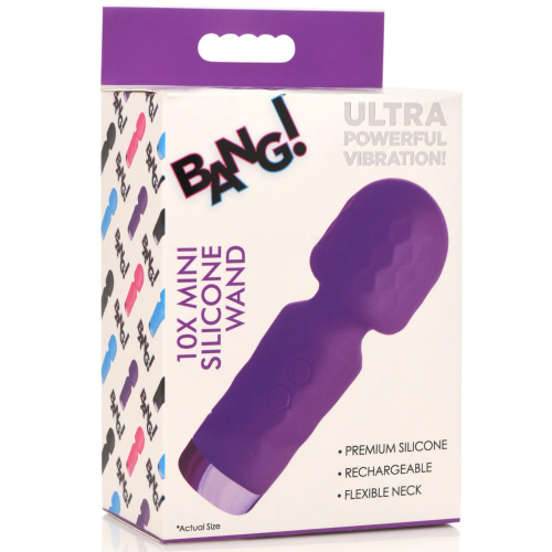 10x Mini Silicone Wand - Purple  5