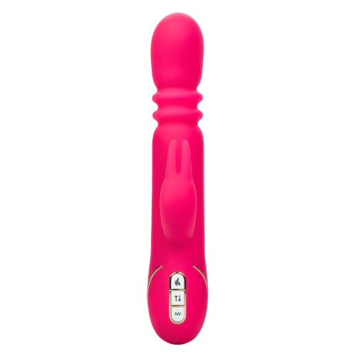 Jack Rabbit Signature Heated Silicone Triple Fantasy Rabbit - Pink  3