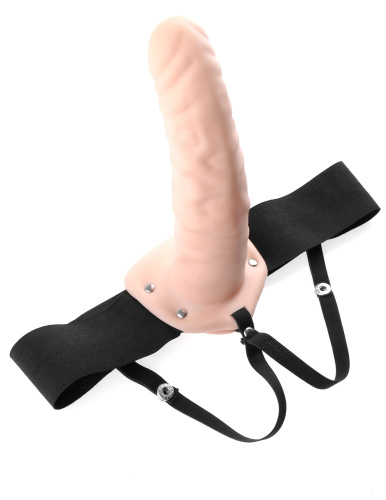 Fetish Fantasy Series 8 Inch Hollow Strap-on - Flesh  3