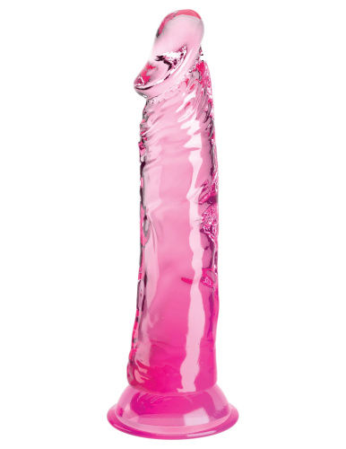 King Cock Clear 8 Inch - Pink  2
