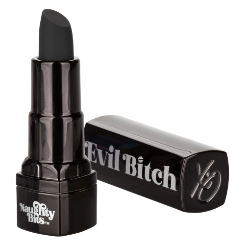 Naughty Bits Evil Bitch Lipstick Vibrator - Black  4
