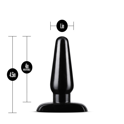 Anal Adventures - Basic Plug Kit - Black  4