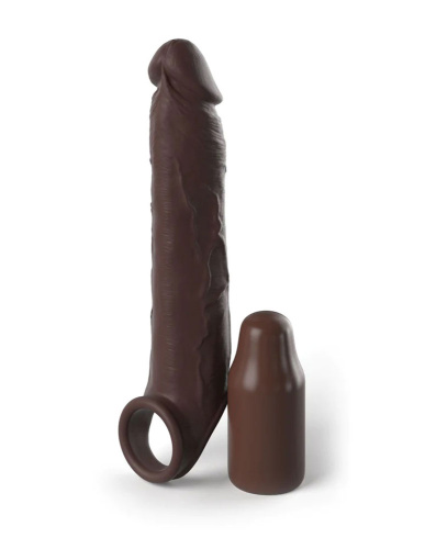 Fantasy X-Tensions Elite 7 Inch Extension With Strap - Brown  2