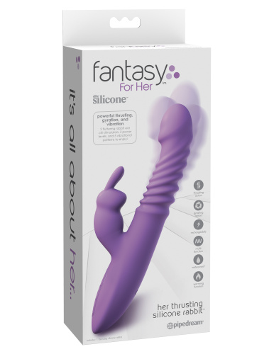 Fantasy for Her Her Thrusting Silicone Rabbit  4