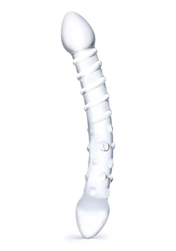Double Trouble Glass Dildo  2