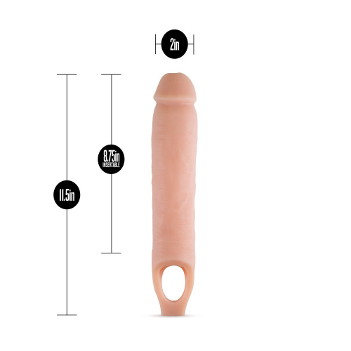 Performance - 11.5 Inch Cock Sheath Penis Extender - Vanilla  3
