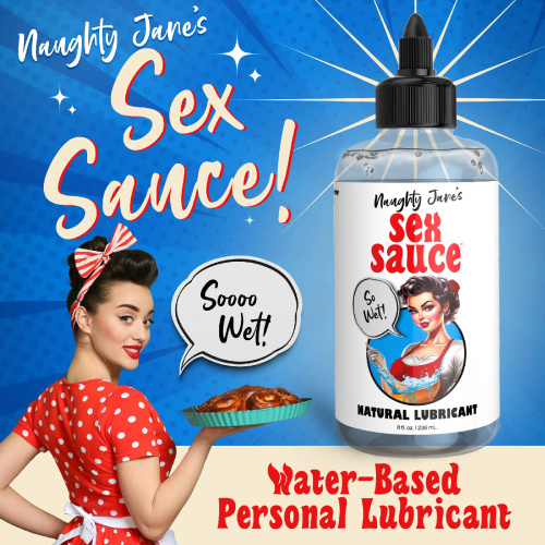 Naughty Jane's Sex Sauce Natural Lubricant 8oz  4